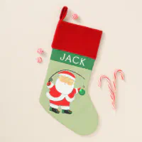 Fishing Christmas Stocking