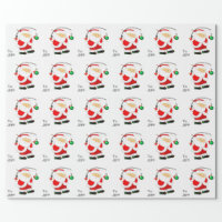 Fishing Christmas Wrapping Paper