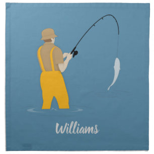 Fishing Cloth Napkin