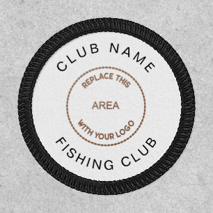 Fishing Club Logo Name Fully Customisable Patch