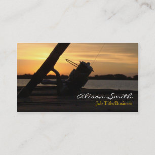 Fishing/coach business card