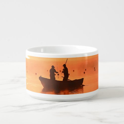 Fishing Coffee Chili Soup Bowl