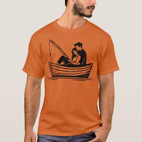 Fishing Couple T_Shirt