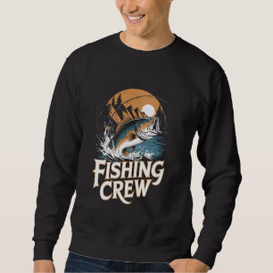 Fishing Crew Fishermen vintage Catch Fish Sweatshirt