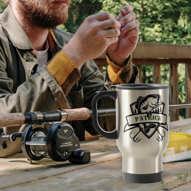 Fishing cup with desired name - Fisherman Mug (Creator Uploaded)