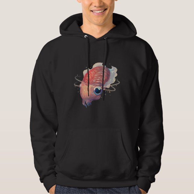 Fishing Cuttlefish 62 Hoodie (Front)