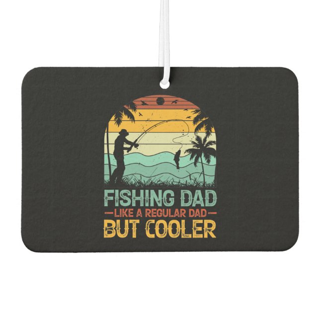 Fishing Dad Air Freshener (Front)