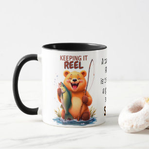 Fishing Dad Bear Catch Fish Mug