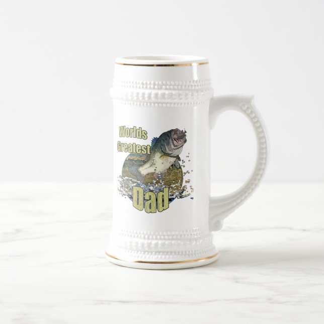 Fishing dad beer stein (Right)