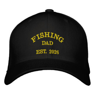 Fishing Dad Est. 2026 | Embroidered Design Baseball Cap