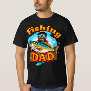 Fishing Dad Fish Graffiti T-Shirt