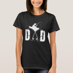 Fishing Dad Fisherman Fisher Fish Catcher Fathers T-Shirt