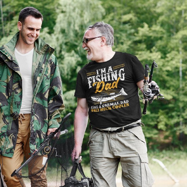 Fishing Dad Funny Saying Daddy Papa Father's day T-Shirt (Creator Uploaded)