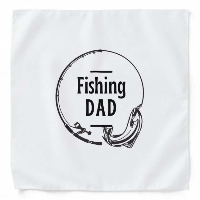 Fishing Dad Gift Bandana (Front)