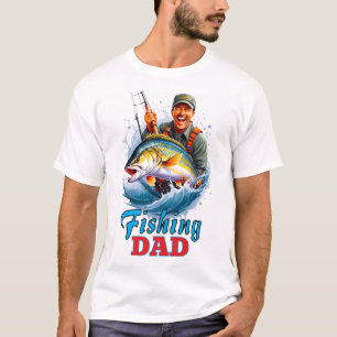 Fishing Dad Happy Happy Father's Day Fish T-Shirt