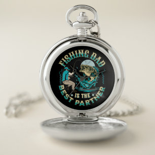 Fishing Dad Is The Best Partner Pocket Watch
