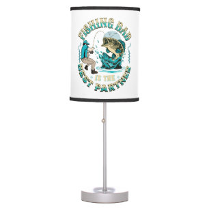 Fishing Dad Is The Best Partner Table Lamp