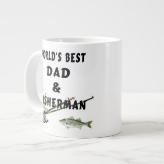 World's Best Dad and Fishing Coffee Mugs