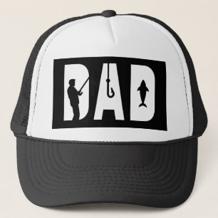 Fishing Dad Mens Father's day gift Best Dad Ever Trucker Hat