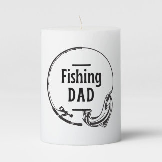 Fishing Dad Pillar Candle