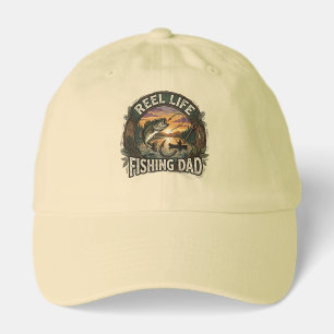 Fishing Dad Reel Life Hat Outdoor Father Cap