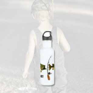 Fishing Dad Stainless Steel Water Bottle