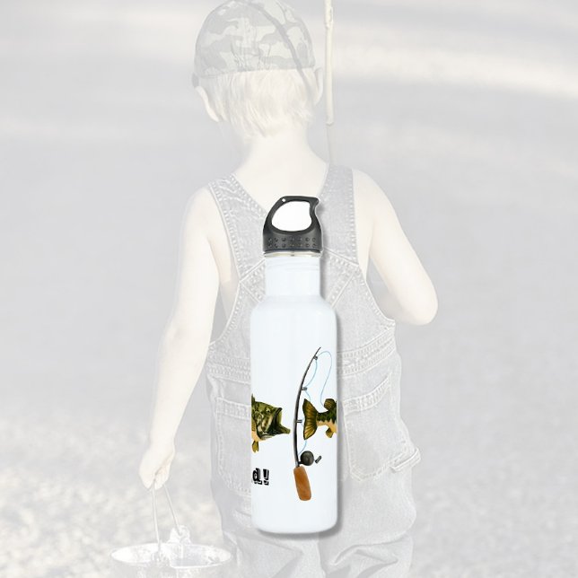 Fishing Dad Stainless Steel Water Bottle (Creator Uploaded)
