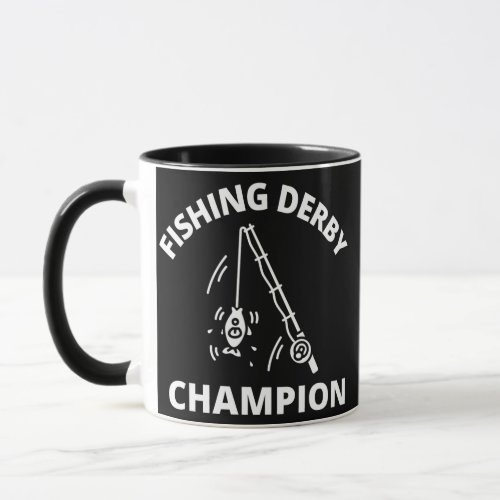 Fishing Derby Champion Funny Annual Competition Mug