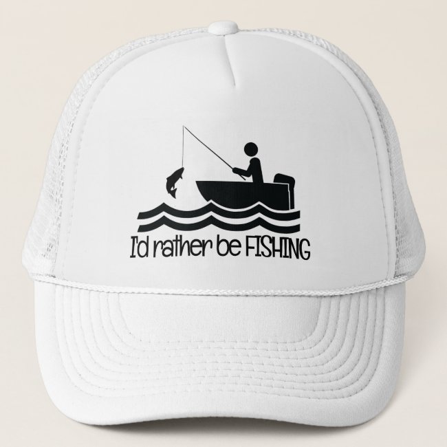 Fishing Design Hat