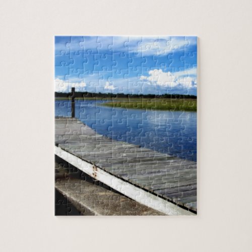 Fishing Dock Photograph Jigsaw Puzzle