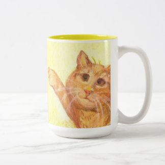 Fishing Dog and (close-up) Cat / Mug