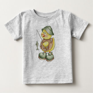 Fishing Duck Baby T-Shirt