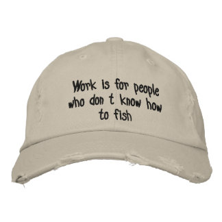 Fishing Embroidered Baseball Cap