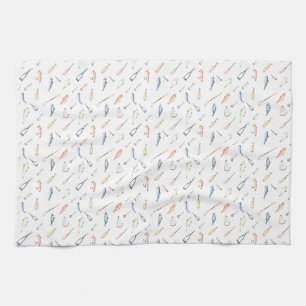 Fishing Enables Us To Get Closer To Nature Kitchen Towel