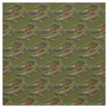 Fishing Fabric Coho Salmon Fish Pattern Fabrics