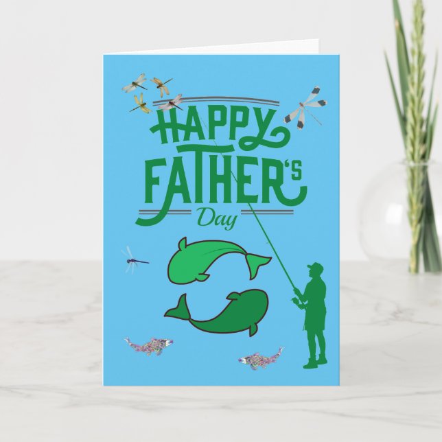 fishing father's day card (Front)