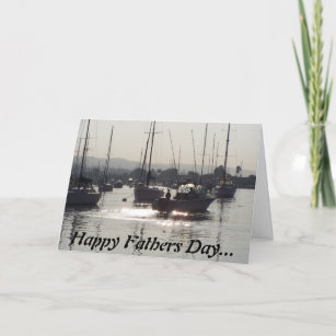 Happy Father's Day Card, Watercolor Fly Fishing Card, d5