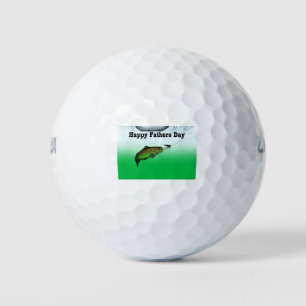Fishing Fathers Day Golf Balls