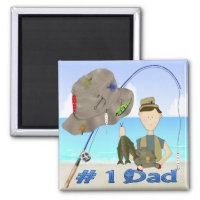 Fishing Father's Day Magnet