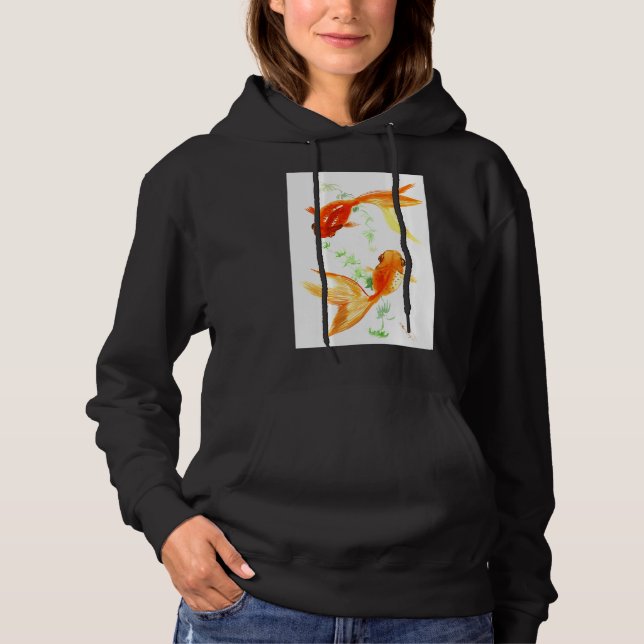 Fishing Feng Shui  Hoodie (Front)