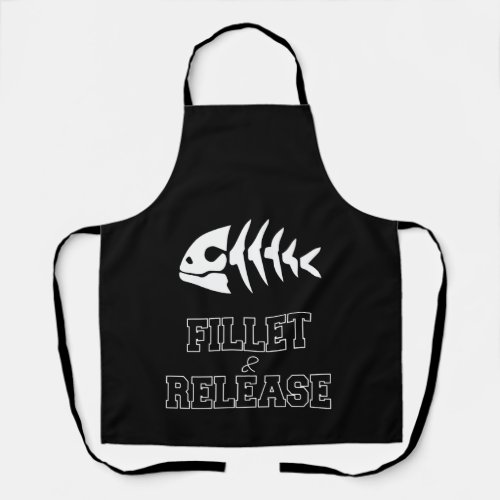 Fishing Fillet And Release T Shirt Apron