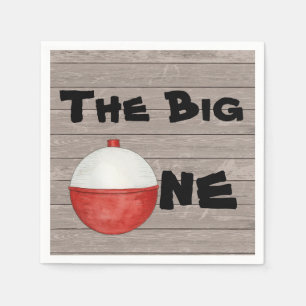 Fishing First Birthday Napkins