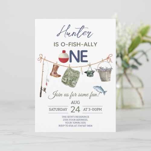 Fishing First Birthday Party