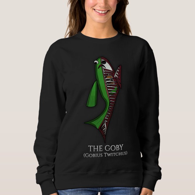 Fishing Fish Anatomy  Sweatshirt (Front)
