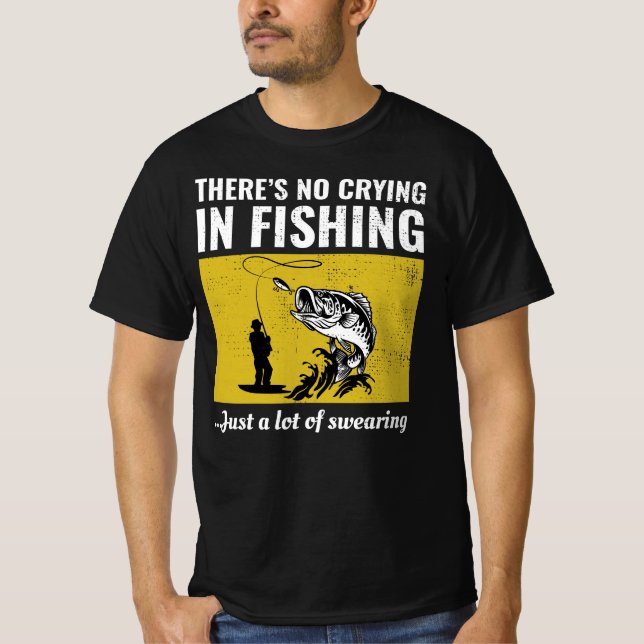 Fishing Fish Fishermen Outdoor Funny Joke T-Shirt (Front)