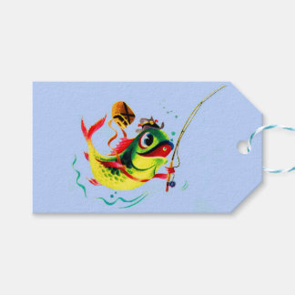 fishing fish gift tags