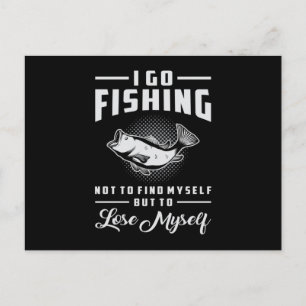Fishing Fish Love Fishing Rod Fisherman Funny Gift Postcard