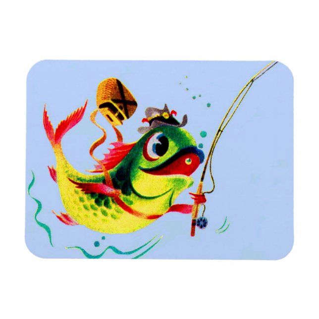 fishing fish magnet (Horizontal)
