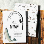 Fishing Fish Theme Reel Fun Kids Birthday Party Invitation<br><div class="desc">A cute "join us for some reel fun" fishing theme kids birthday invitation. A humorous children's birthday party invitation for anyone who loves to fish and enjoys the outdoors. Customize the fishing theme birthday invite and make it your own!</div>