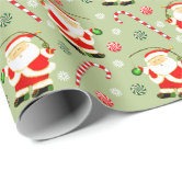 Fly Fishing Christmas Wrapping Paper